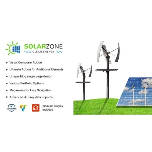 Solar Energy Wind Power Company WordPress Theme