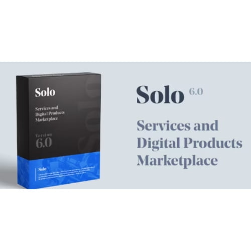 Solo Services and Digital Products Marketplace Free Download 1
