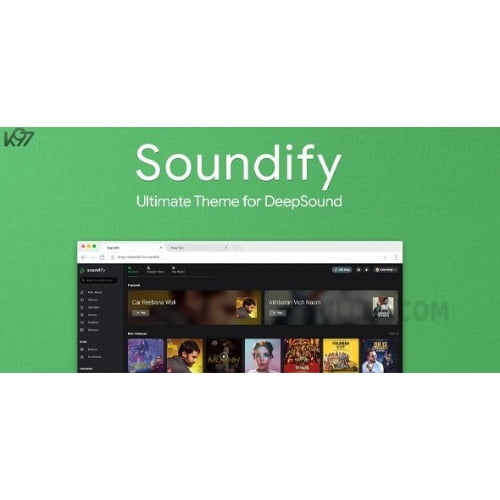 Soundify The Ultimate DeepSound Theme