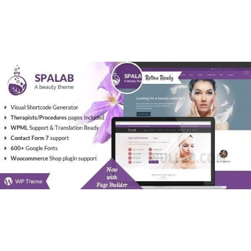 Spa Lab Beauty Salon Wellness WordPress Theme