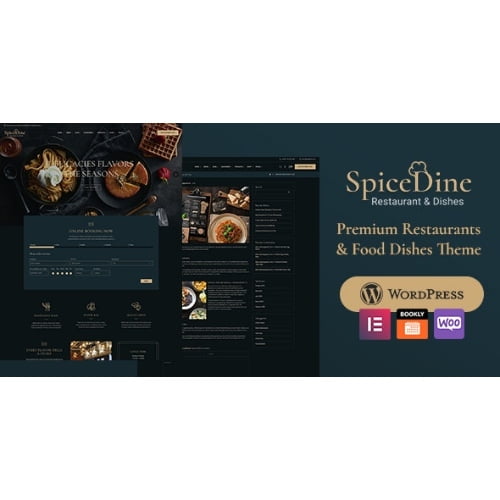 SpiceDine WordPress Theme For Hotels Restaurants