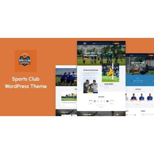 SpoClub Sports Club WordPress Theme Nulled