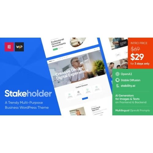 Stakeholder Business WordPress Theme