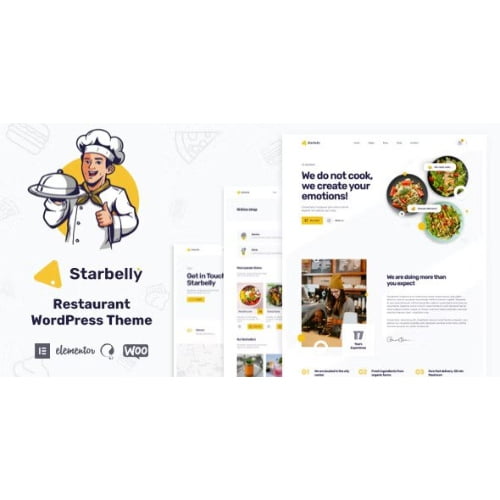 Starbelly Restaurant WordPress Theme