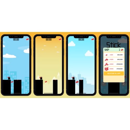 Stick Hero iOS Game SpriteKit Swift 5