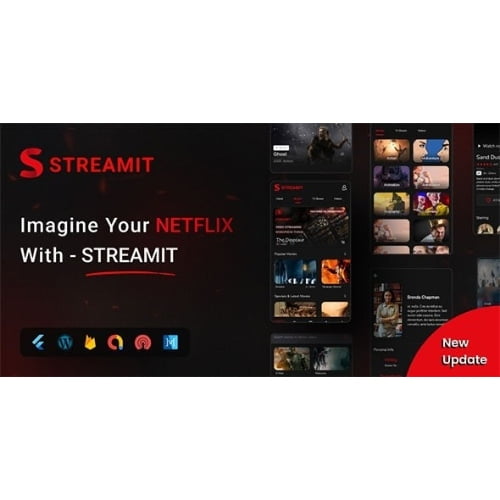 Streamit Nulled Flutter Full App For Video Streaming With Wordpress Backend Free Download 1