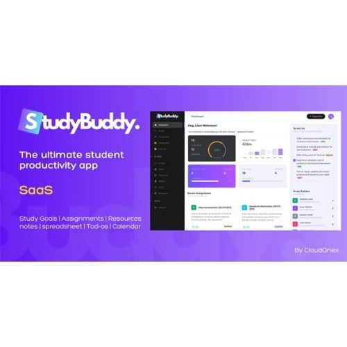 StudyBuddy SaaS Collaborative Student Productivity Tool