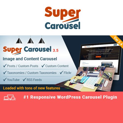 Super Carousel Responsive Wordpress Plugin