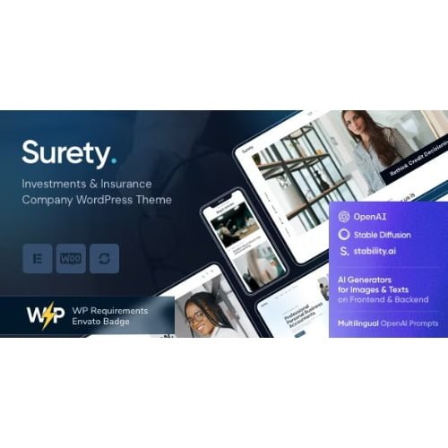 Surety – Finance WordPress Theme