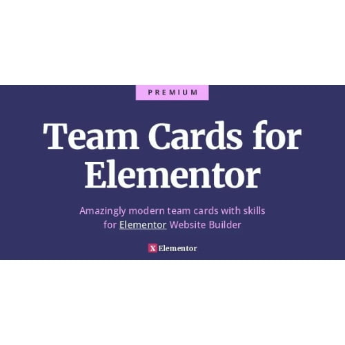 Team Cards for Elementor Ultimate Team and Skills Widget Cards