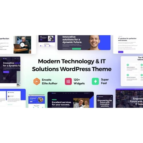 Techant Technology IT Solutions WordPress Theme