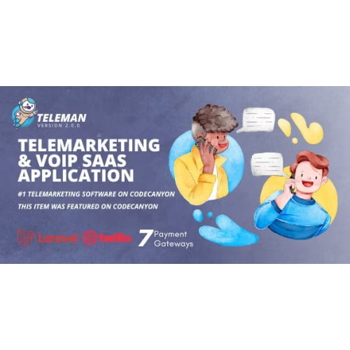 Teleman Telemarketing VoIP Service SaaS Application