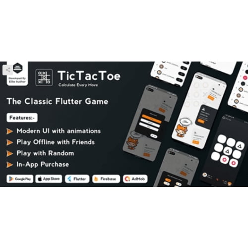 Tic Tac Toe The Classic Flutter Tic Tac Toe Game Free Download