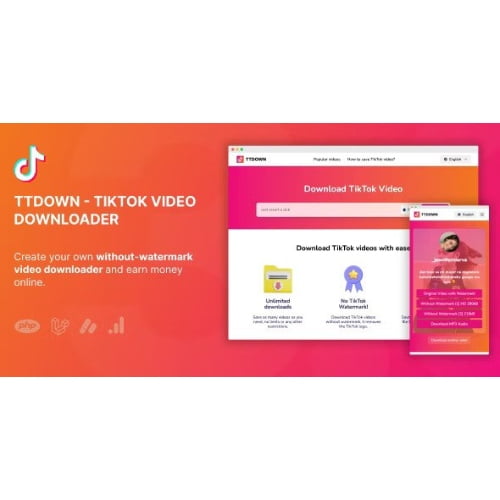 TikTok Video Downloader Without Watermark Music Extractor