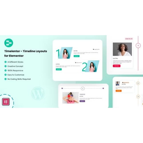Timelentor – Timeline Layouts for Elementor