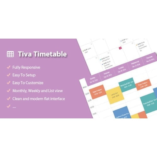 Tiva Timetable For PHP Free Download