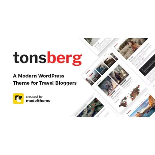 Tonsberg – A Modern WordPress Theme for Travel Bloggers