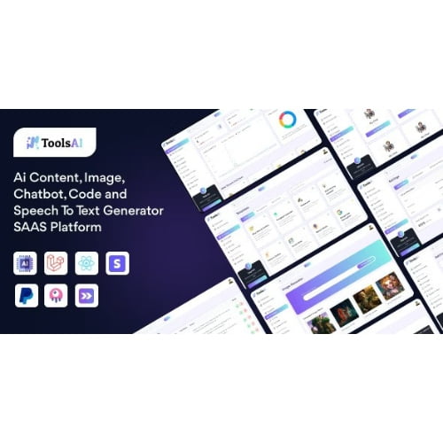 ToolsAi Ai Content Image Chatbot Code and Speech To Text Generator SAAS Platform