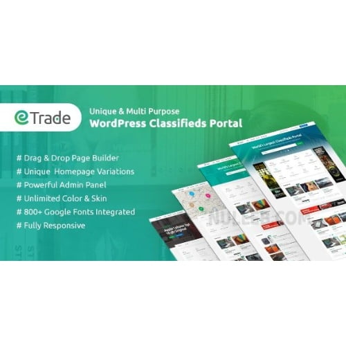 Trade Modern Classified Ads WordPress Theme