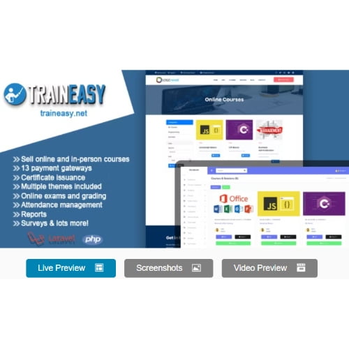 TrainEasy LMS Training Learning Management System Free Download