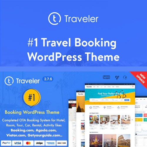 Travel Booking WordPress Theme 1