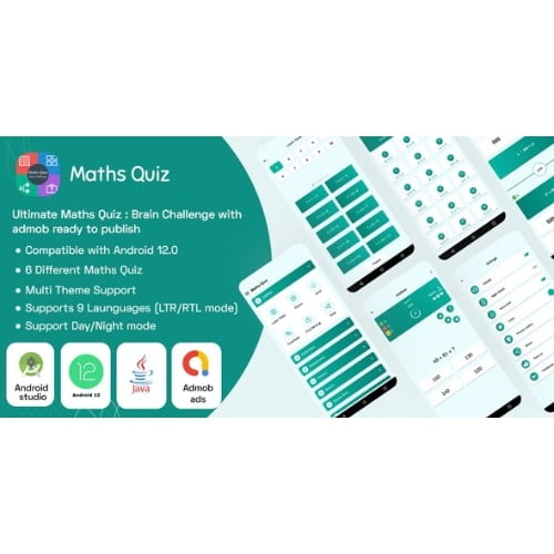 Ultimate Maths Quiz Brain Challenge With Admob Ready to Publish Nulled