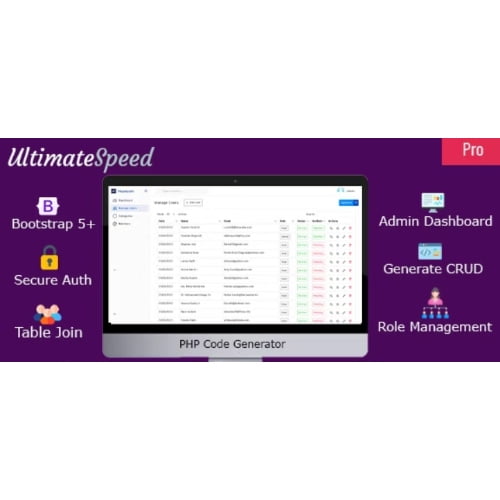 UltimateSpeed PHP Code Generator Pro Nulled Free Download