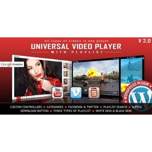 Universal Video Player WordPress Plugin