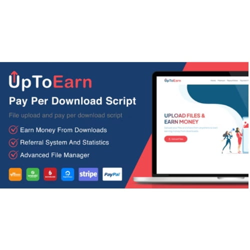 UpToEarn File Upload And Pay Per Download Script SAAS Ready Nulled