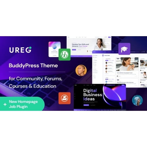 Ureg BuddyPress Community WordPress Theme