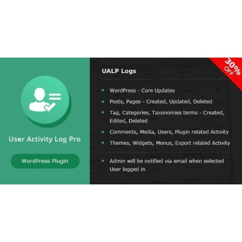User Activity Log Pro 30 Off codecanyon 590x300 1