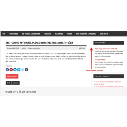 Vertical News Scroller Pro Free Download