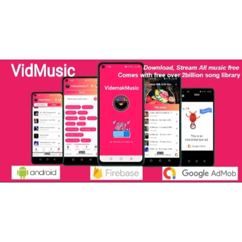 Videmak Music Automatic Music Downloading and streaming Android application Free Download