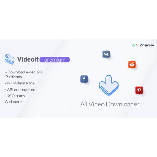 Videoit All Video Downloader System Nulled 4