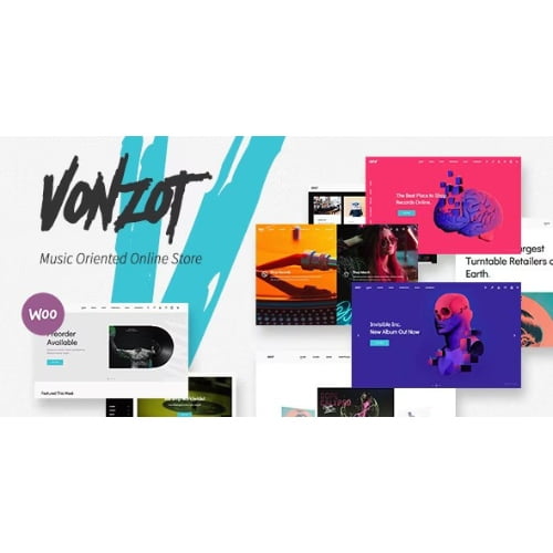 Vonzot Music Oriented WooCommerce Theme