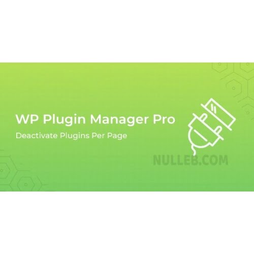 WP Plugin Manager Pro Deactivate plugins per page