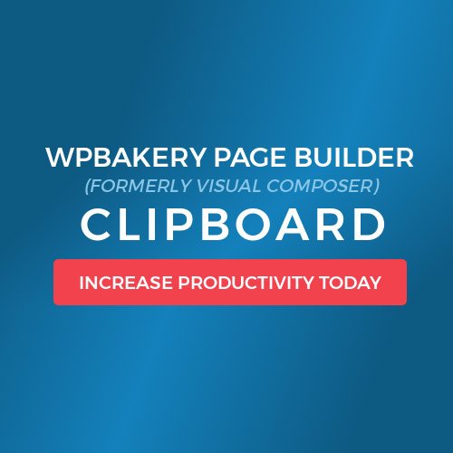 WPBakery Page Builder Visual Composer Clipboard