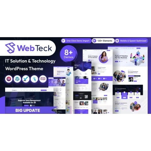 Webteck – IT Solution and Technology WordPress Theme