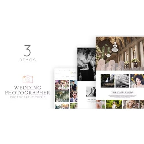 Wedding Photographer WordPress Theme Vivagh