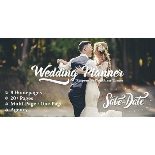 Wedding Planner Responsive WordPress Theme