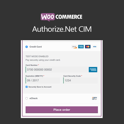 WooCommerce Authorize.net CIM Nulled
