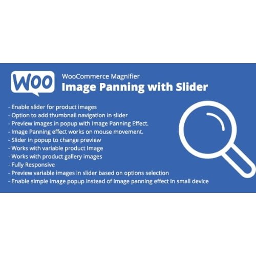 WooCommerce Magnifier – Image Panning with Slider