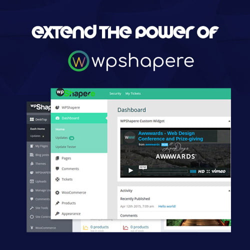 Wordpress Admin Theme WPShapere