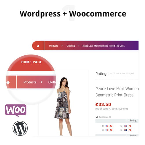 Wordpress WooCommerce Custom Breadcrumbs Plugin