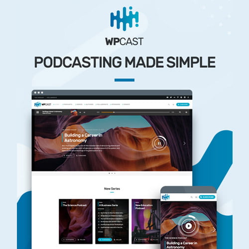 Wpcast Audio Podcast WordPress Theme