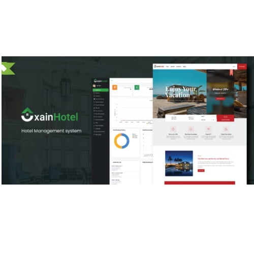 Xain Hotel Management System with Website Free Download