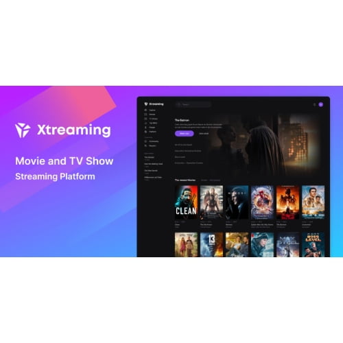 Xtreaming Movie TV Show Streaming Platform Codelug Nulled