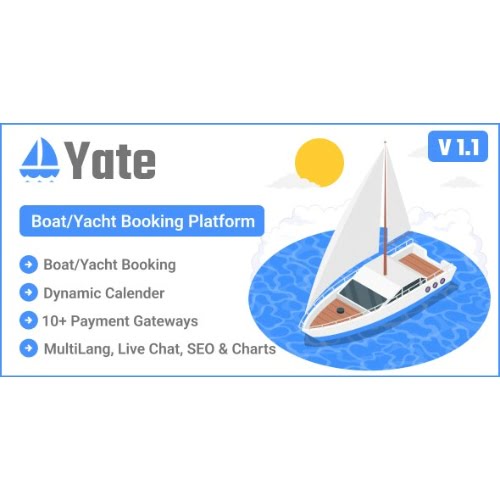 Yate Boat Yacht Booking Platform