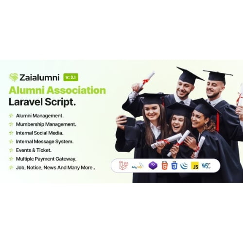 Zaialumni Alumni Association Laravel Script