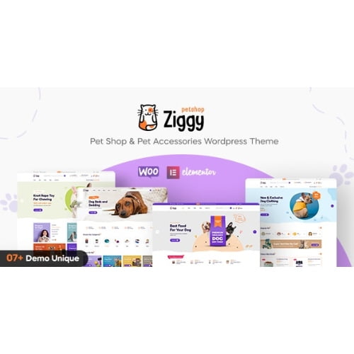 Ziggy Pet Shop WordPress Theme